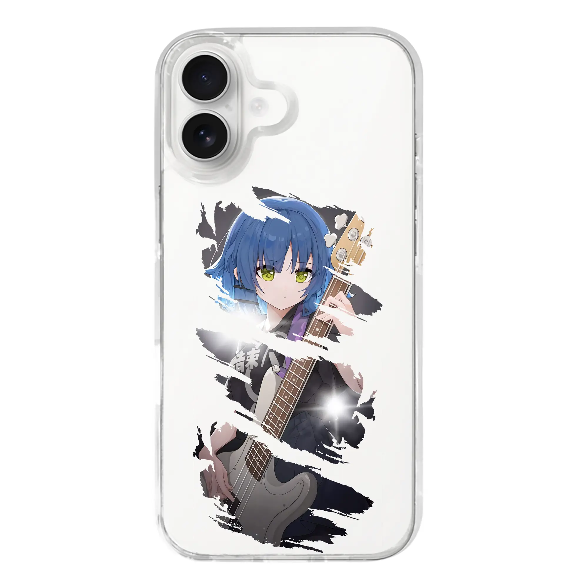 ぼっちざろっく！ グッズ,山田リョウ - iPhone 17シリーズ 透明スマホケース – 薄型・耐衝撃・精密フィット保護カバー